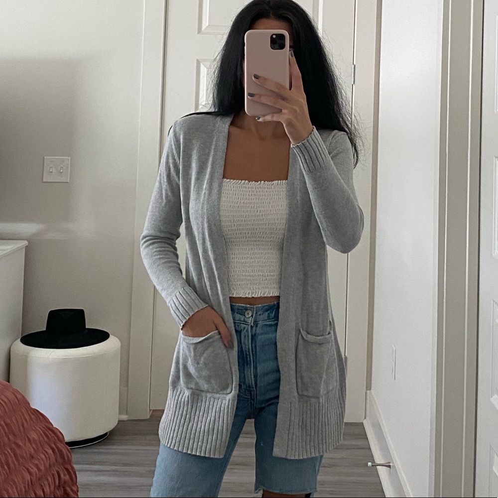 Grey Cardigan